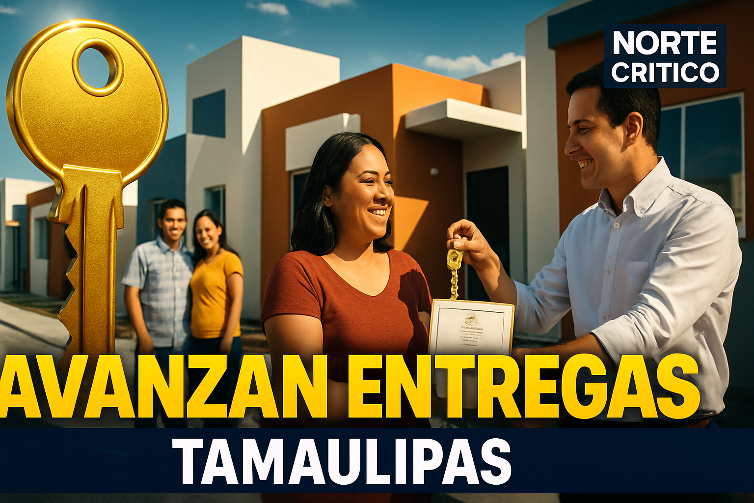 Avanzan entregas de vivienda social en Tamaulipas dentro del programa nacional de infraestructura