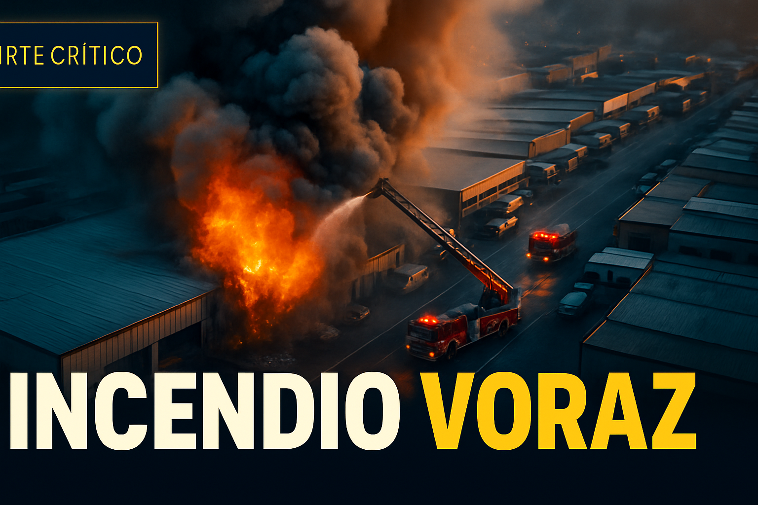 Incendio voraz consume bodegas comerciales en la Central de Abastos de Tijuana